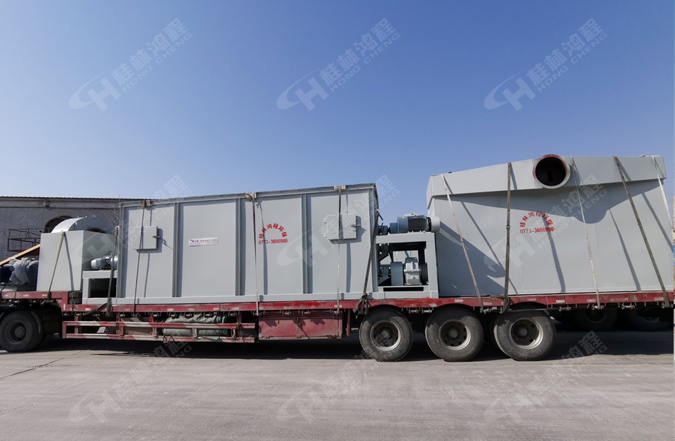 桂林鴻程HC大型氫氧化鈣生產線(15噸小時)到達華北地區客戶現場 桂林鴻程HC大型氫氧化鈣生產線(15噸小時)到達華北地區客戶現場